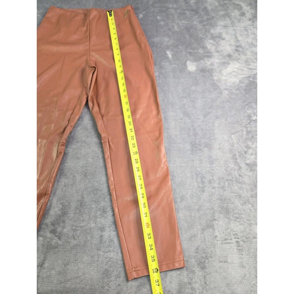 Fabletics Women’s Size L Brown High Rise Ankle Leggings Zipper Stretch C40-1 - Picture 2 of 10